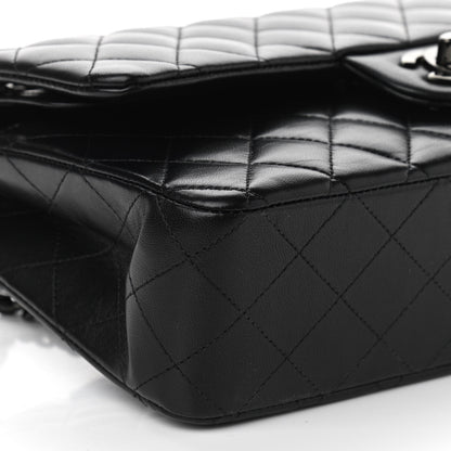 Chanel Lambskin Quilted Medium Double Flap So Black 17 of 19