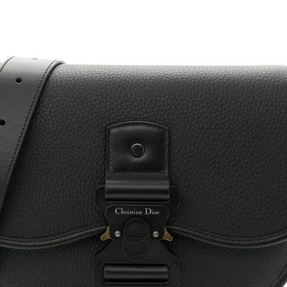 Christian Dior Grained Calfskin Gallop Bag With Strap Black 7 of 9