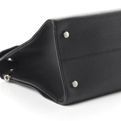 Christian Dior Grained Calfskin Large Diorever Flap Black 6 of 9
