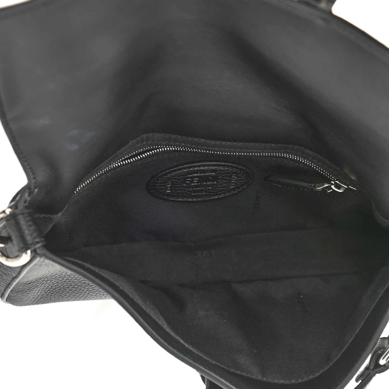 Fendi Cuoio Romano Selleria Belt Baguette Bag Black 5 of 9