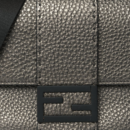 Fendi Cuoio Romano Lux Enamel Selleria Belt Baguette Bag Graphite 7 of 9