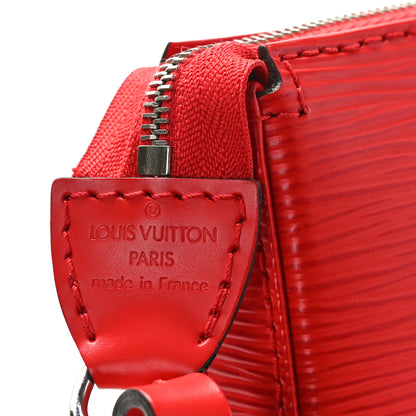 Louis Vuitton Epi Pochette Accessories NM Coquelicot 6 of 10