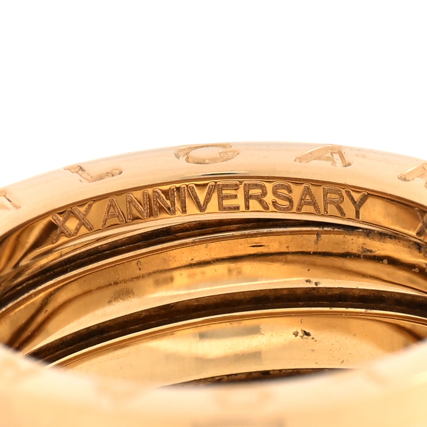 Yellow Gold B.Zero1 Five-Band Anniversary Ring 54 7
