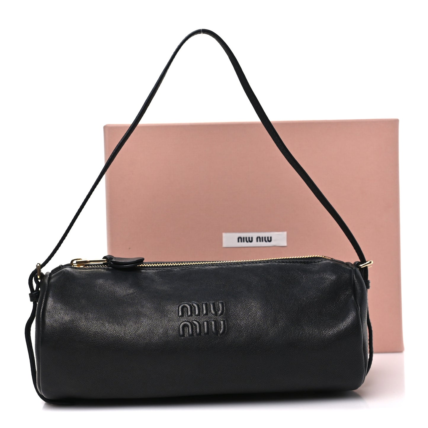 Nappa Aviator Mini Pouch Black