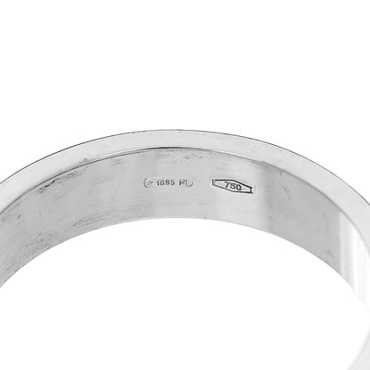 Gucci 18K White Gold 4mm Icon Thin Band Ring 50 5.25 5 of 8