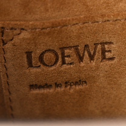 Loewe Soft Calfskin Jacquard Small Gate Crossbody Bag Sand 7 of 10