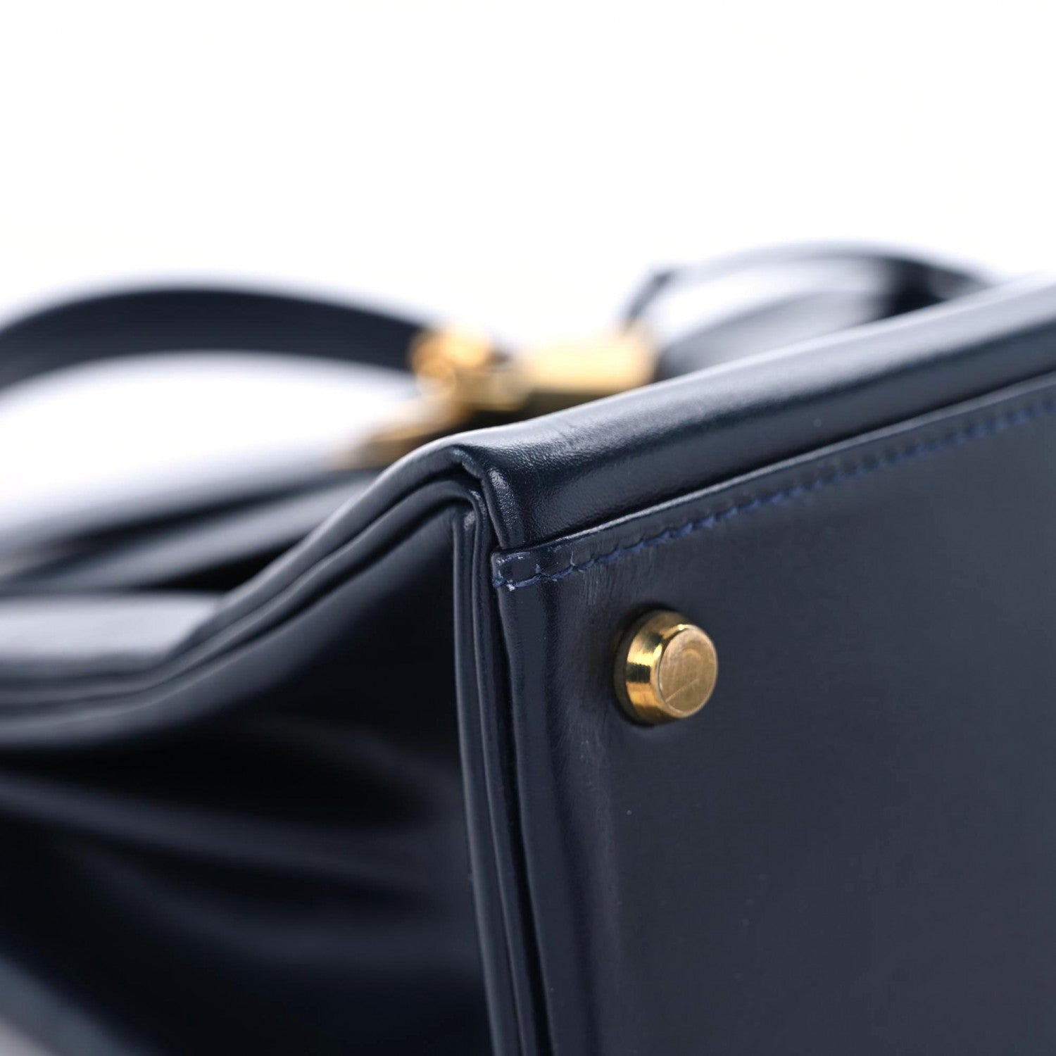 Hermes Box Kelly Retourne 32 Indigo 13 of 21