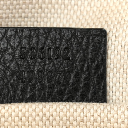 Gucci Pebbled Calfskin Soho Chain Backpack Black 7 of 17