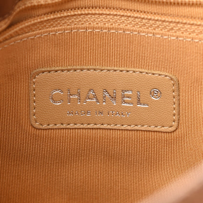 Chanel Washed Lambskin Quilted Chain Around Maxi Flap Brown 6 of 11