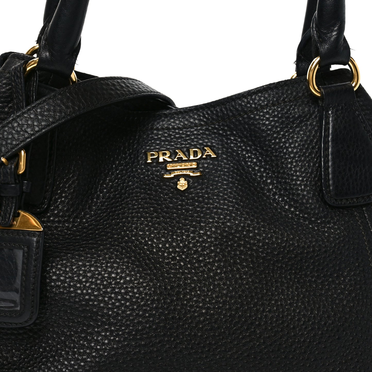 Vitello Daino Tote Black