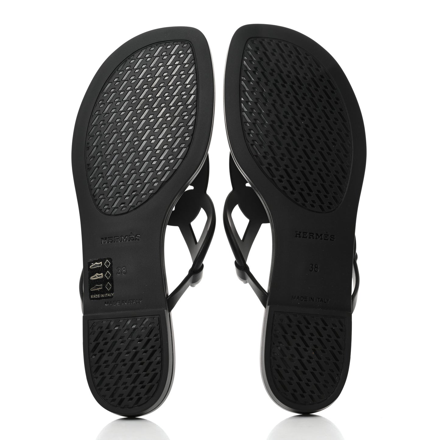 Rubber Womens Egerie Sandals 38 Black