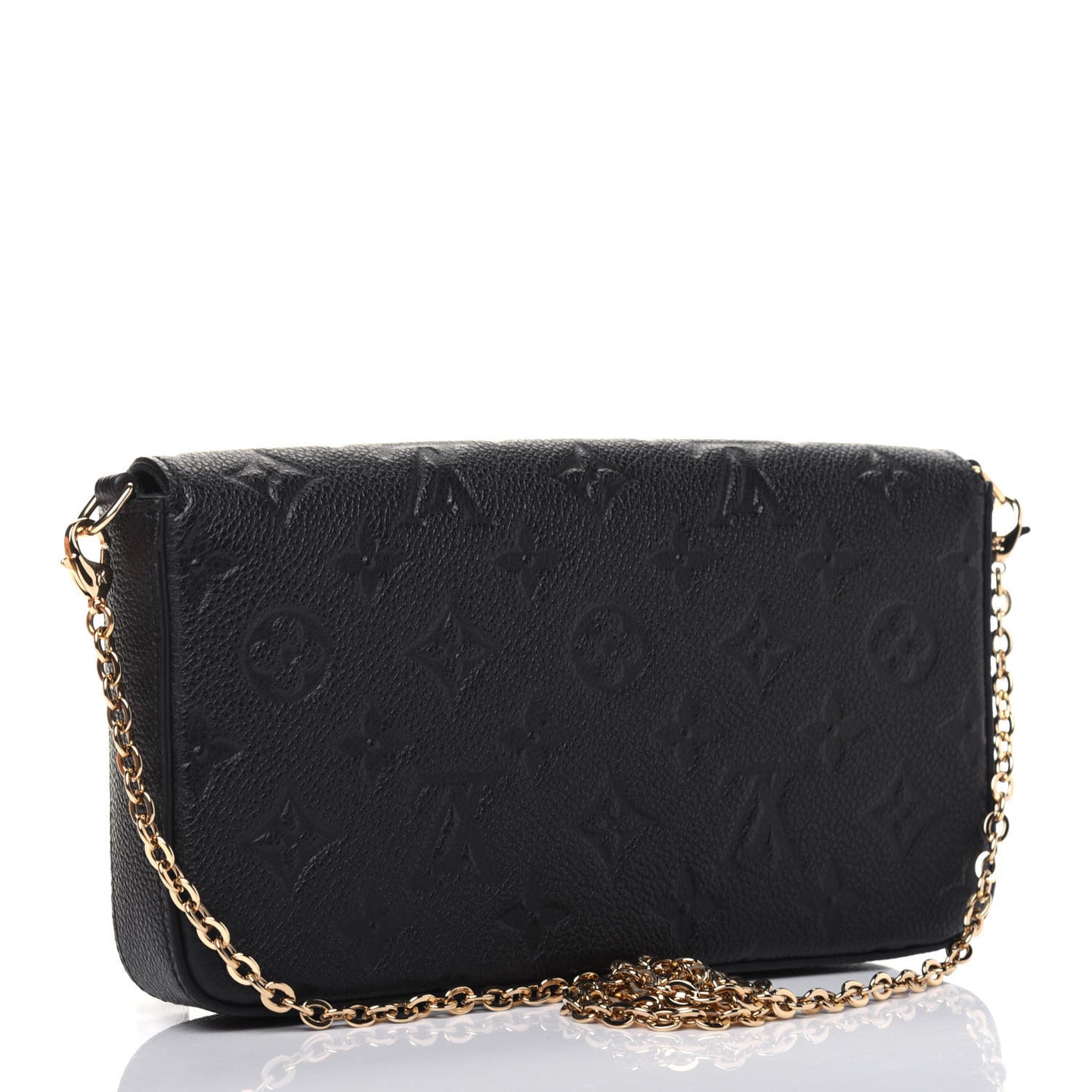 Empreinte Pochette Felicie Chain Wallet Black