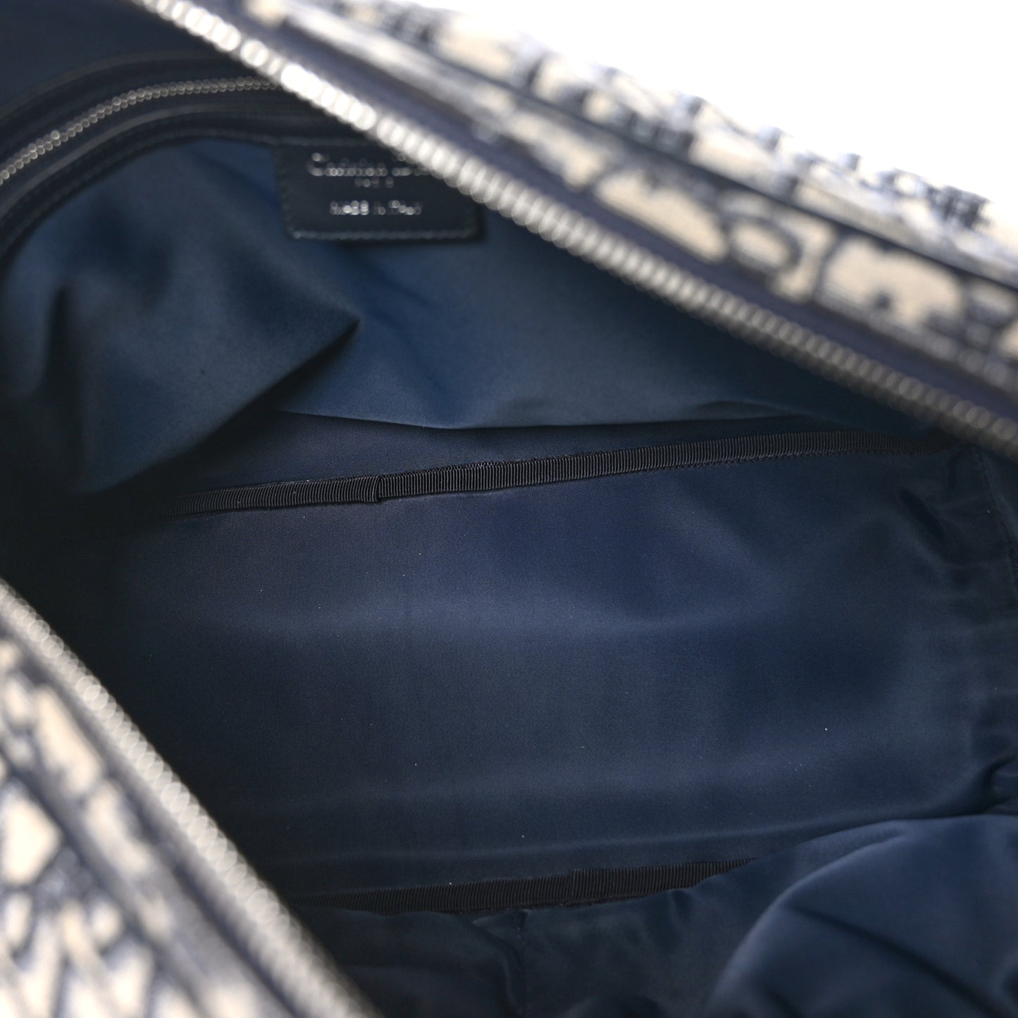 Oblique Baby Changing Bag Beige Black