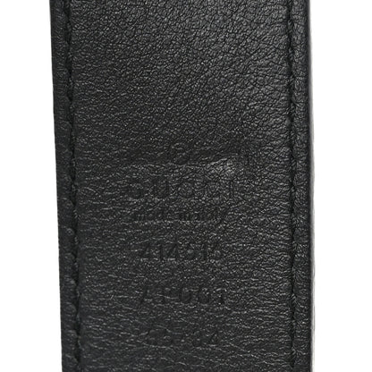 Gucci Calfskin Double G 30mm Belt 85 34 Black 3 of 5