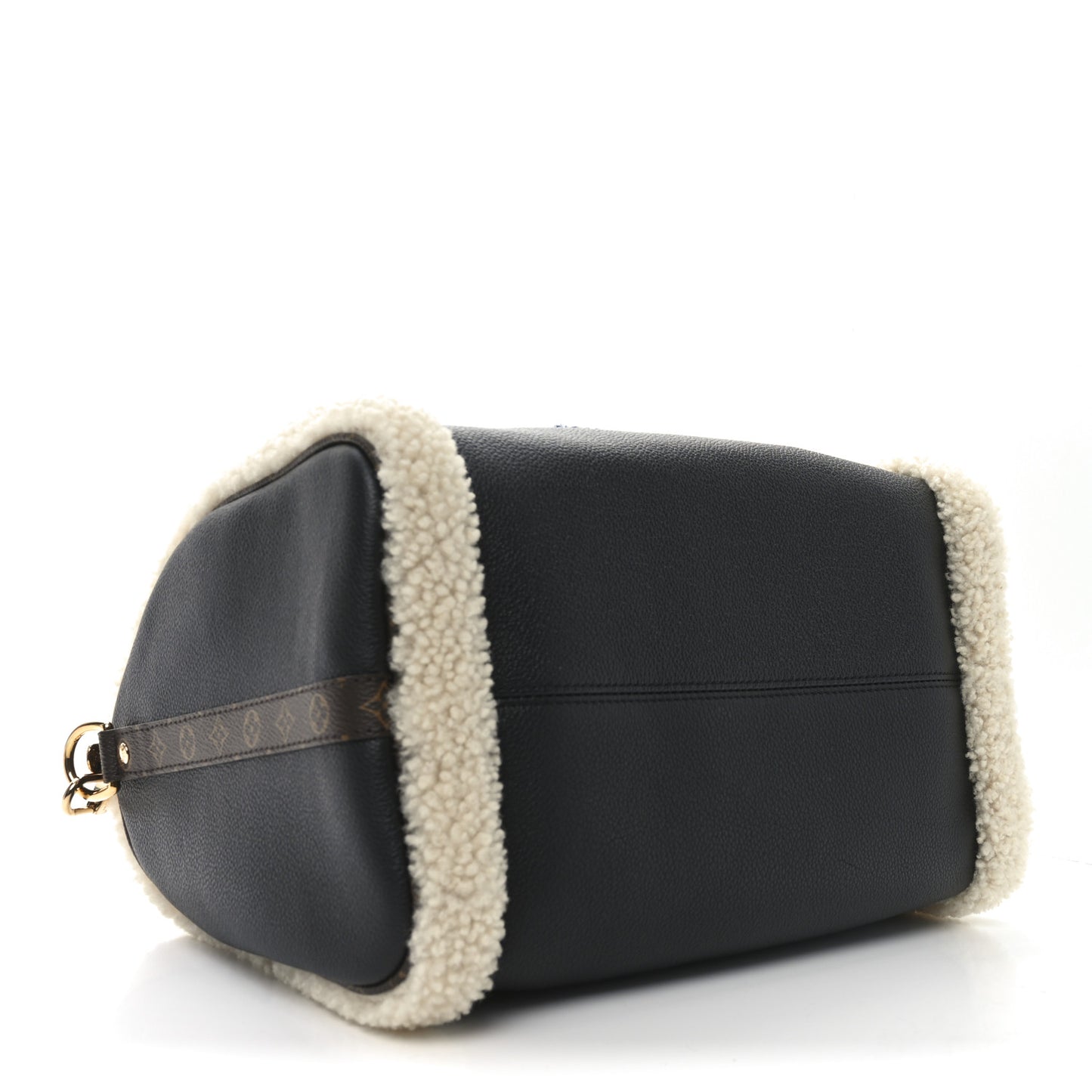 Calfskin Monogram Teddy Speedy Bandouliere 30 Black