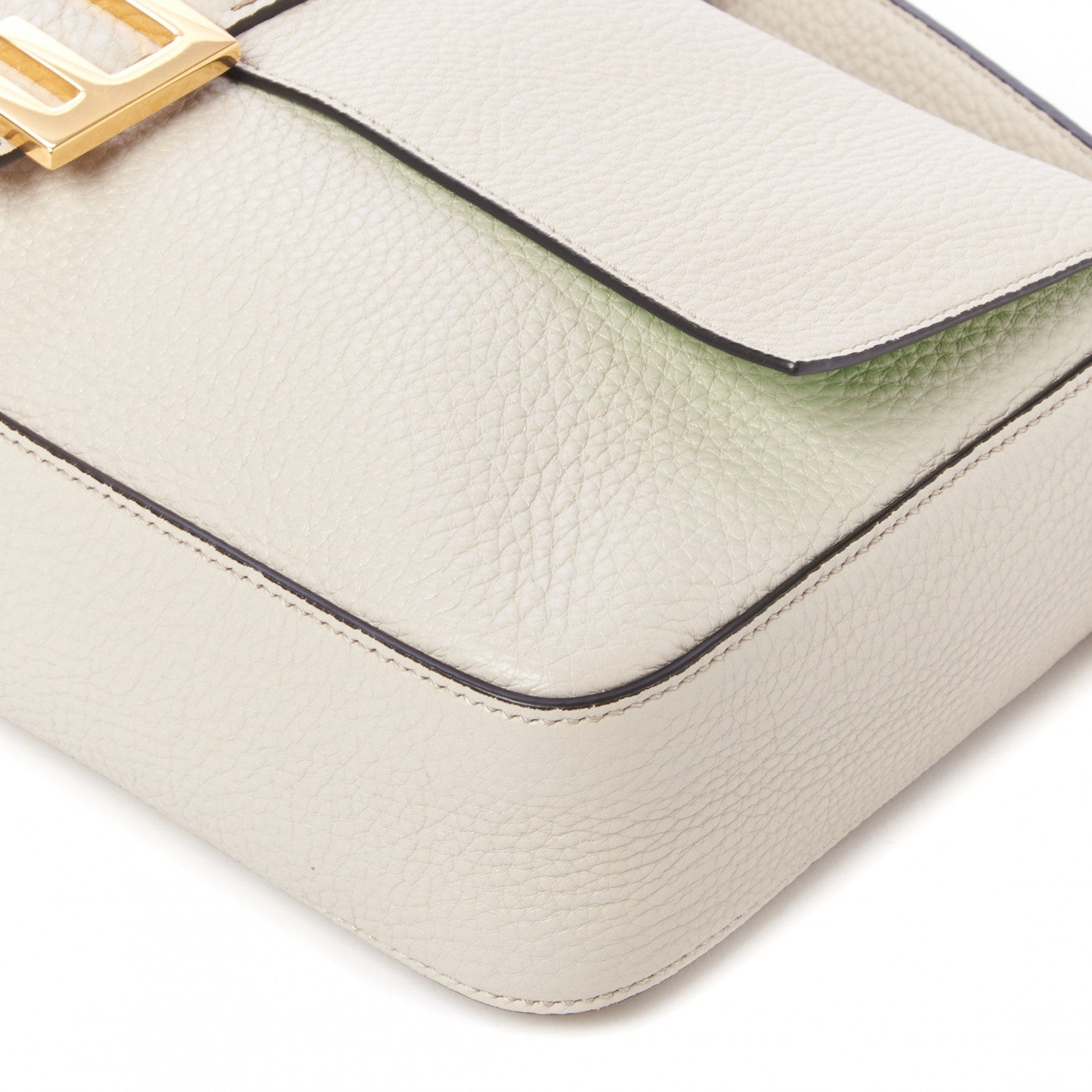Fendi Cuoio Romano Selleria Large Baguette Latte 4 of 7