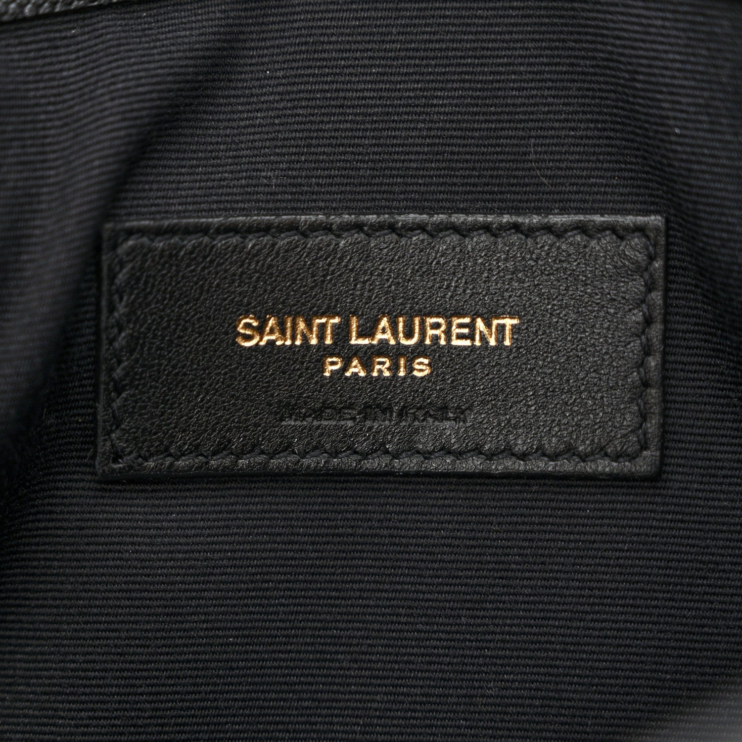 Saint Laurent Grain De Poudre Uptown Pouch Black 6 of 7