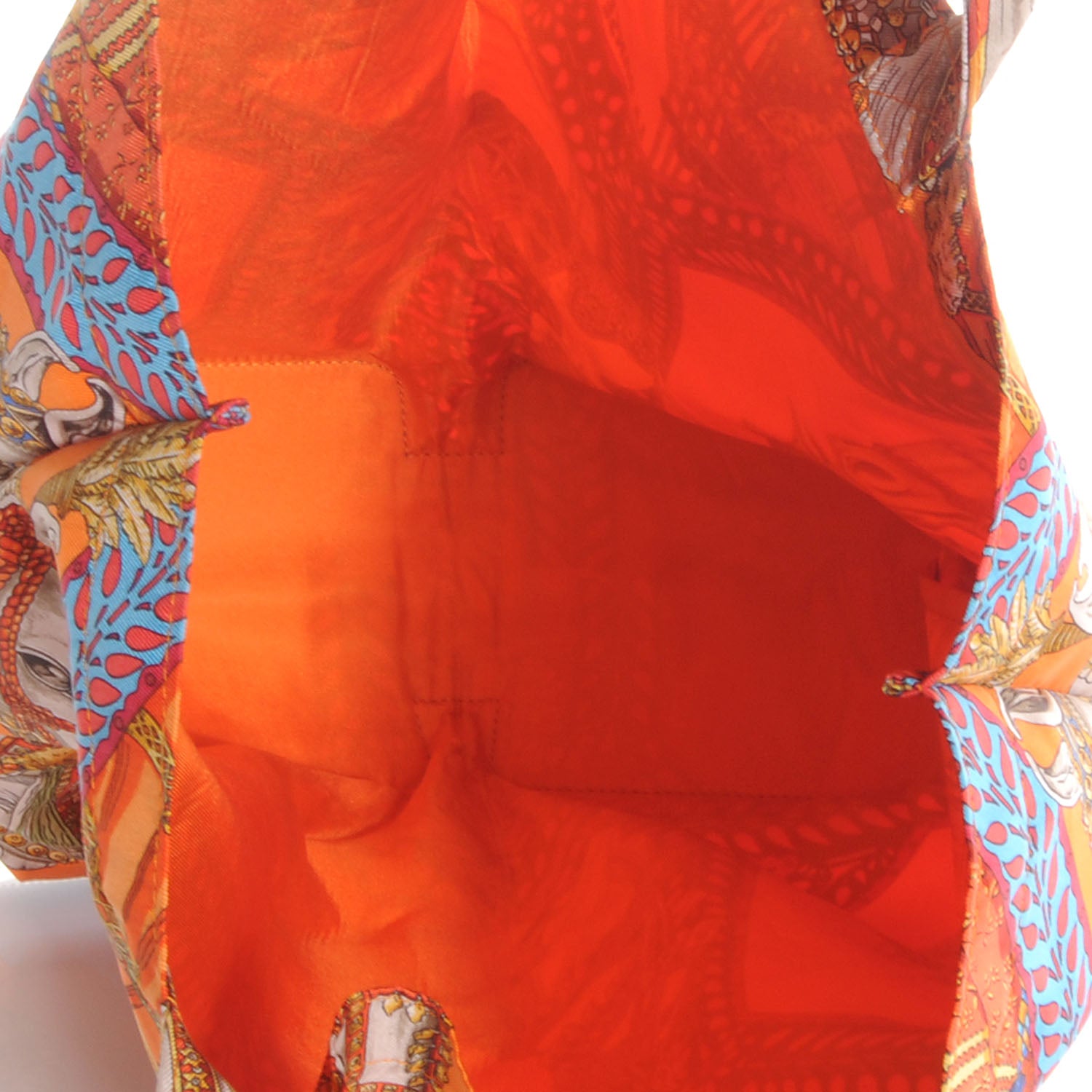 Hermes Silky Pop La Danse du Cheval Marwari Shopper Tote 5 of 12