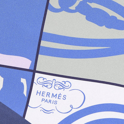Hermes Silk En Desordre Multicolor Fleuri Maxi Twilly 3 of 5