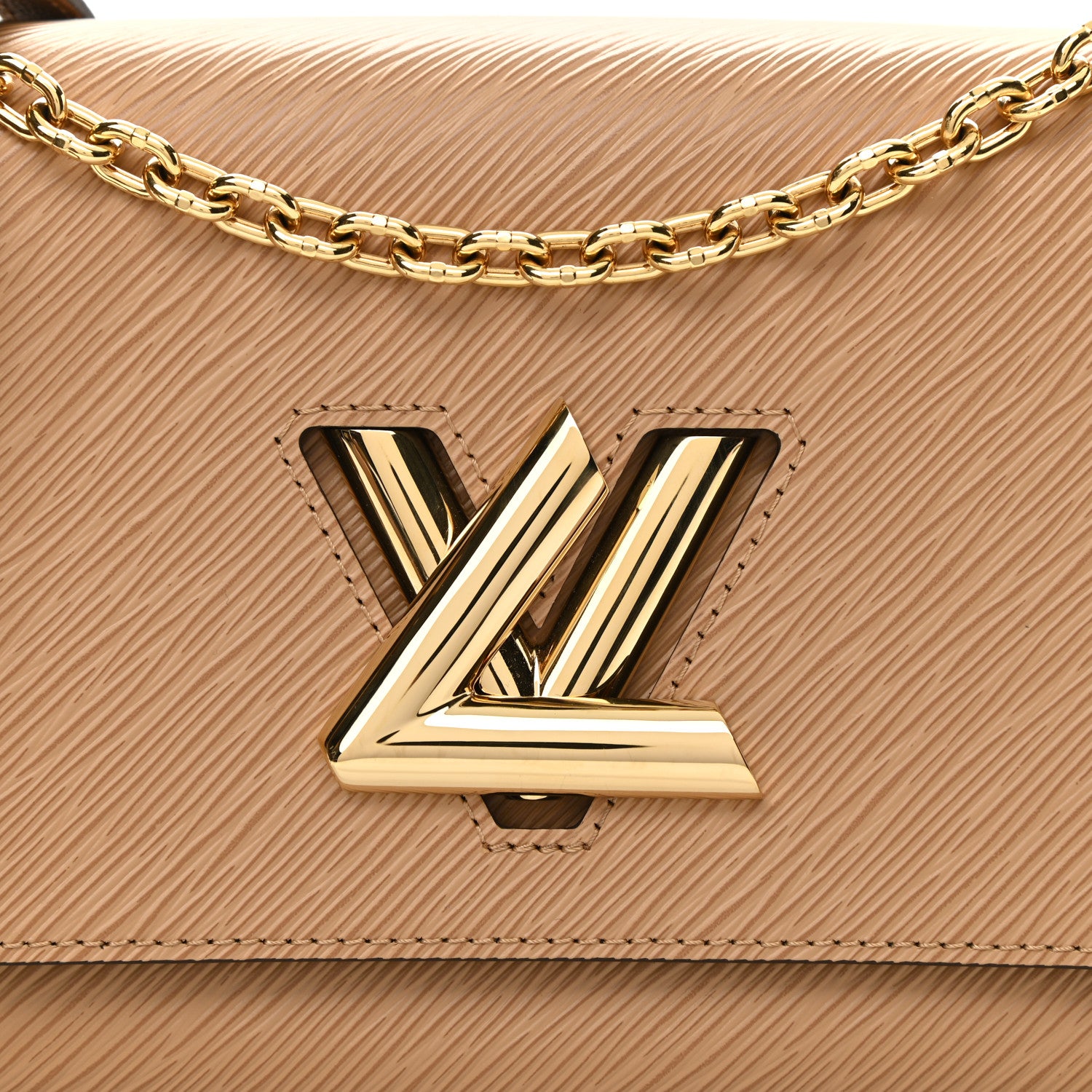 Louis Vuitton Epi Twist Shoulder Bag MM Camel 7 of 9