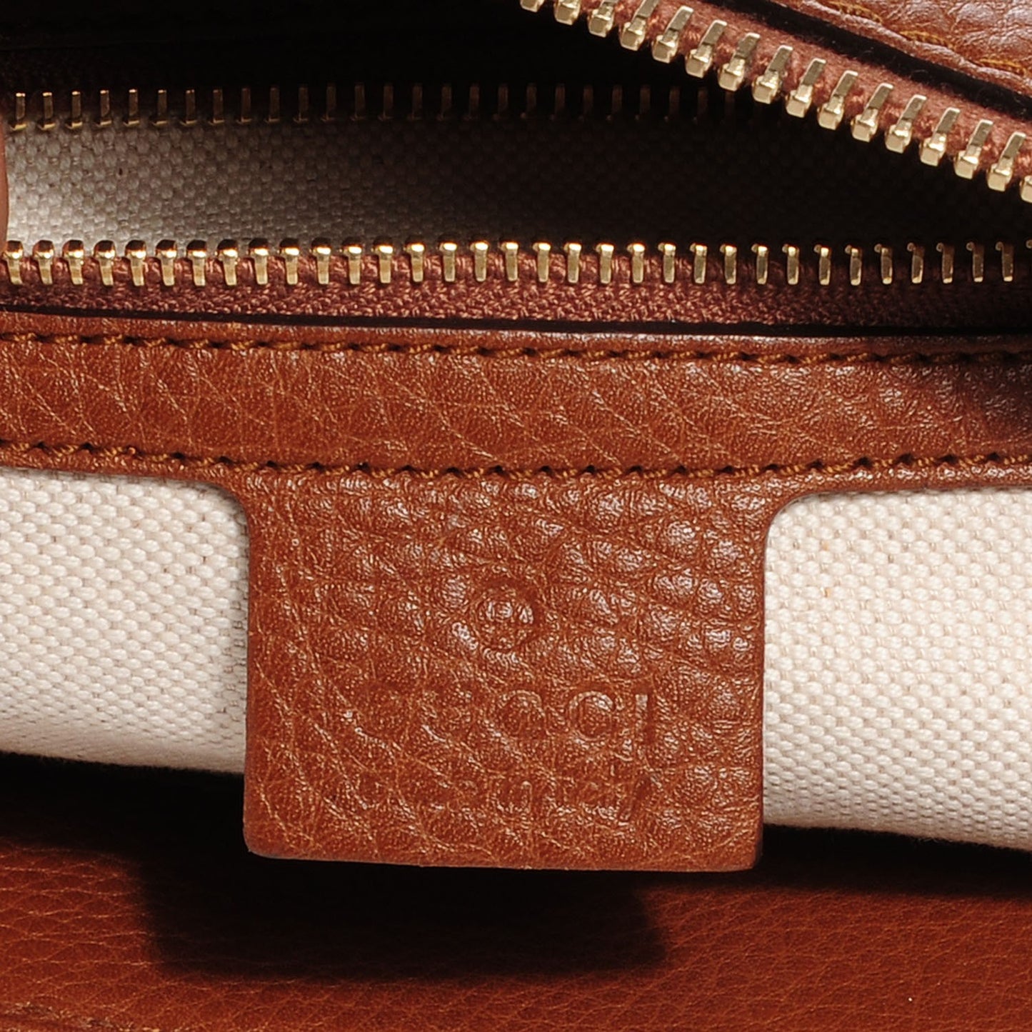 Monogram Cellarius Calfskin Small Bella Top Handle Bag Beige Ebony Cuir