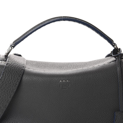 Fendi Cuoio Romano Selleria Lei Boston Tote Asfalto 11 of 11