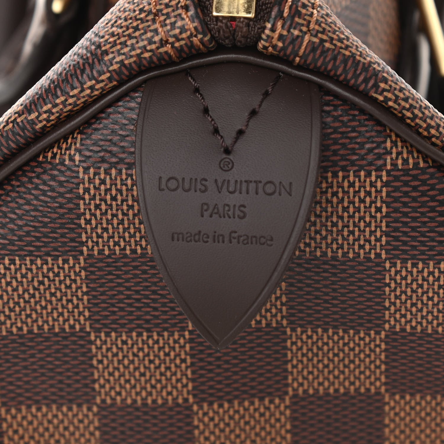 Louis Vuitton Damier Ebene Speedy 25 6 of 9