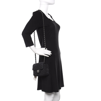 Chanel Denim CC Quilted Mini Square Flap Black 2 of 11