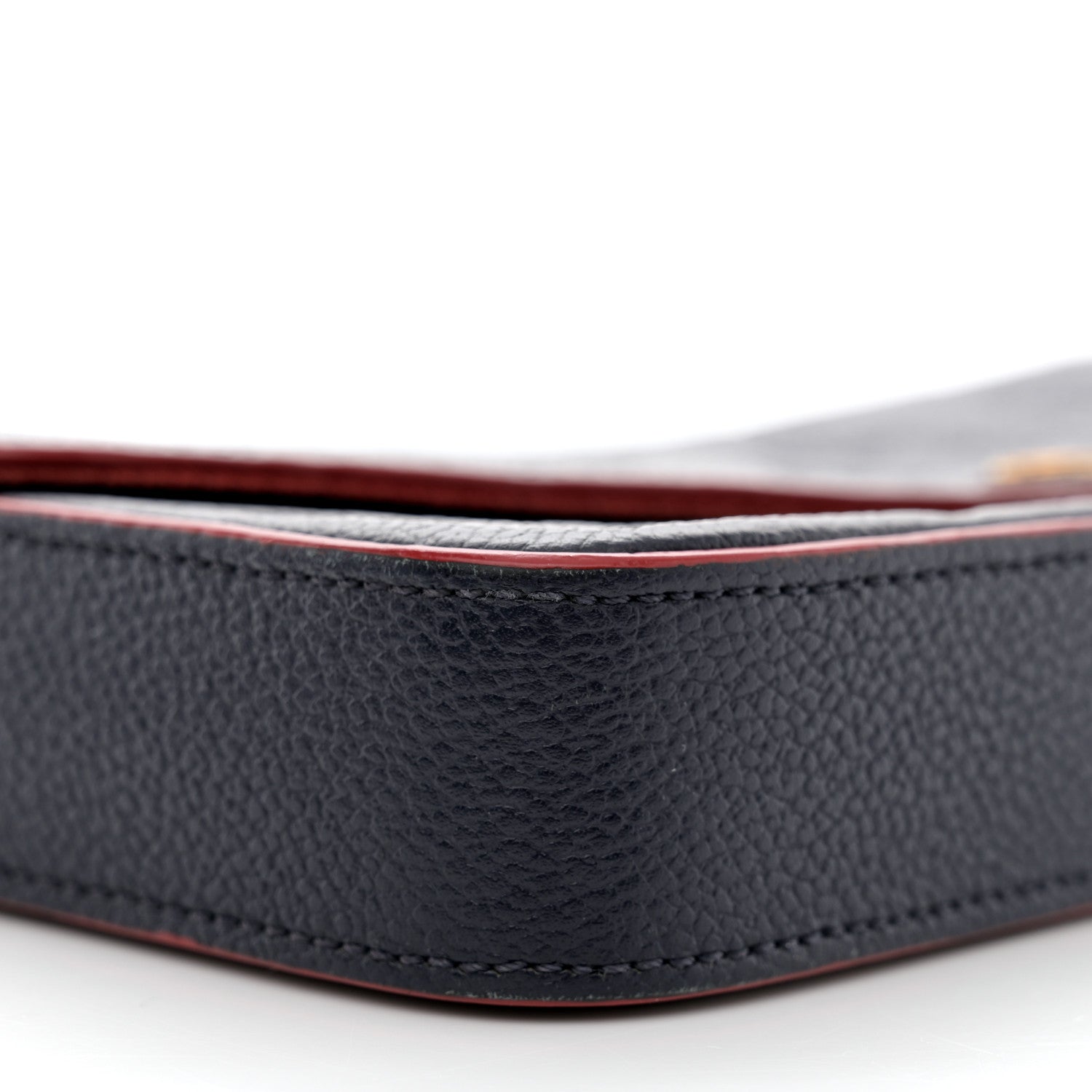 Louis Vuitton Empreinte Pochette Felicie Chain Wallet Marine Rouge 10 of 13