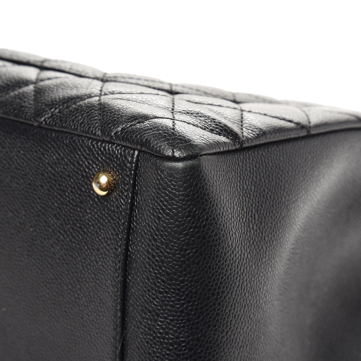 Caviar Quilted XL Grand Shopping Tote GST Black