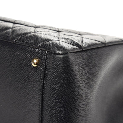 Chanel Caviar Quilted XL Grand Shopping Tote GST Black 11 of 11