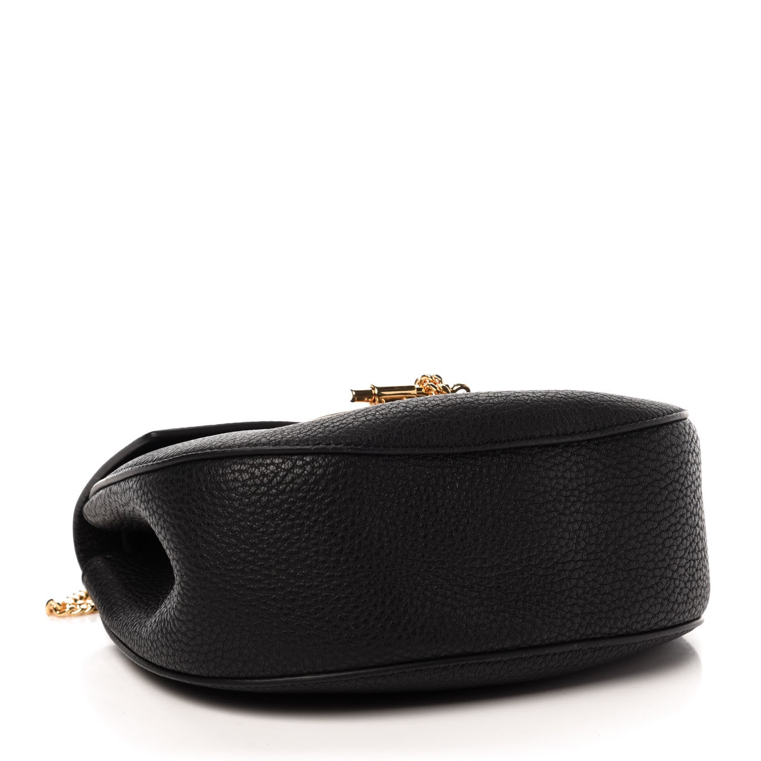 Chloe Grained Lambskin Mini Drew Shoulder Bag Black 4 of 10