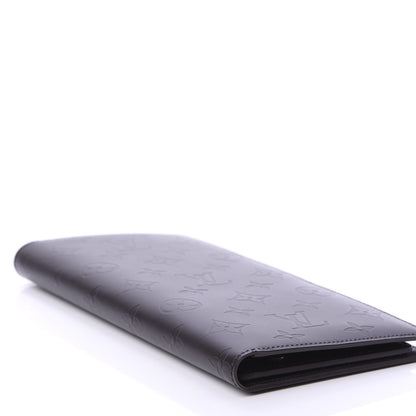 Louis Vuitton Monogram Glace Portefeuille Double Wallet Cafe 8 of 9