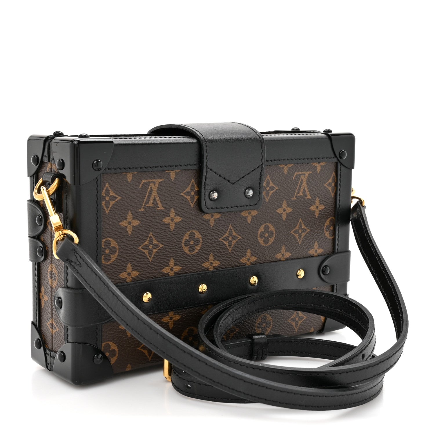 Louis Vuitton Monogram Petite Malle Black 3 of 10
