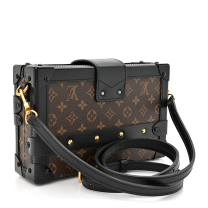 Louis Vuitton Monogram Petite Malle Black 3 of 10