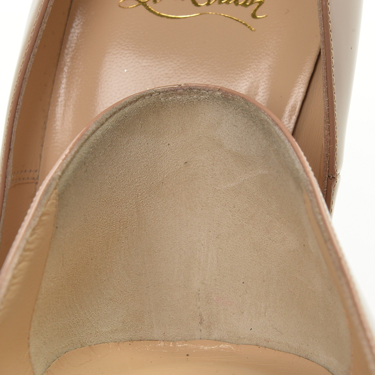 Christian Louboutin Patent So Kate 120 Pumps 40.5 Nude 17 of 18
