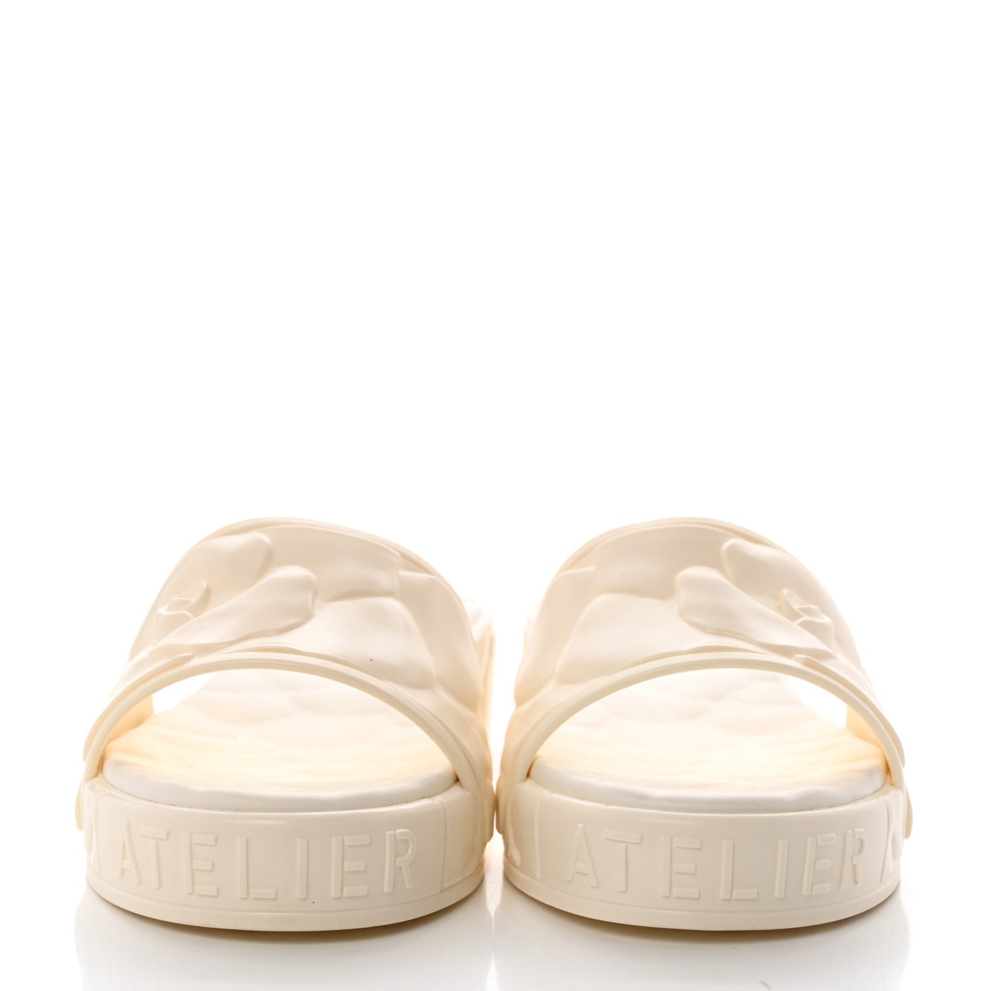 Rubber Atelier 03 Rose Edition 25/40mm Platform Slide Sandals 40 Avorio