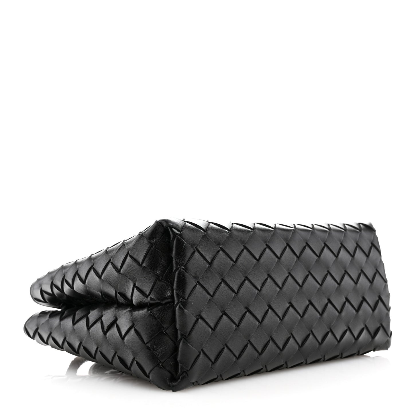 Nappa Intrecciato Small Andiamo Shoulder Bag Black