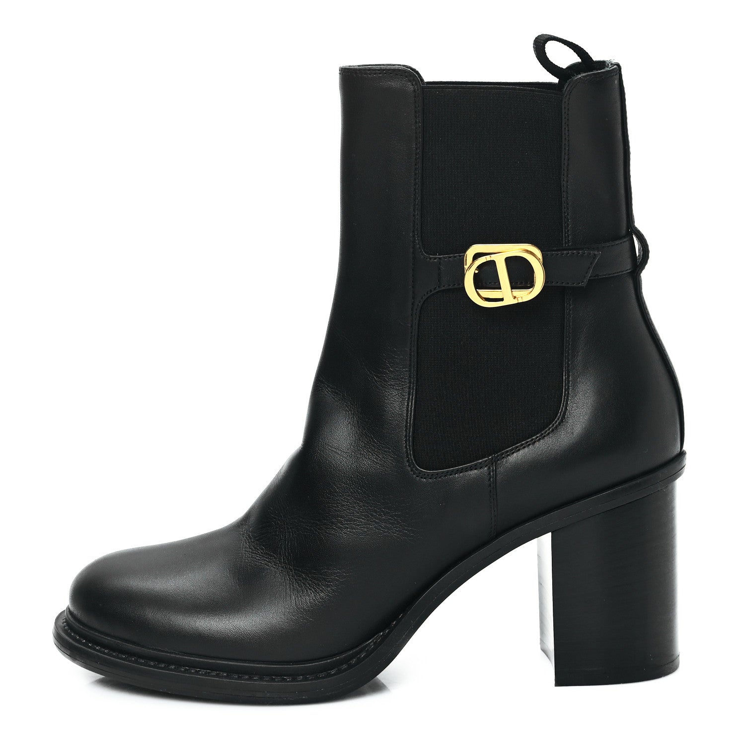 Christian Dior Calfskin Empreinte Ankle Boots 41 Black 1 of 9