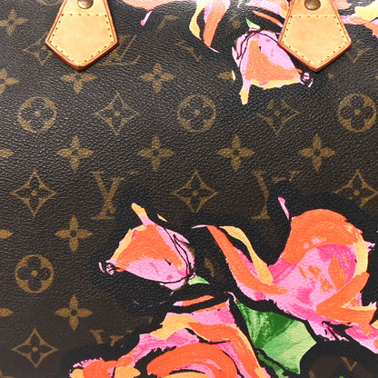 Louis Vuitton Monogram Roses Speedy 30 10 of 13