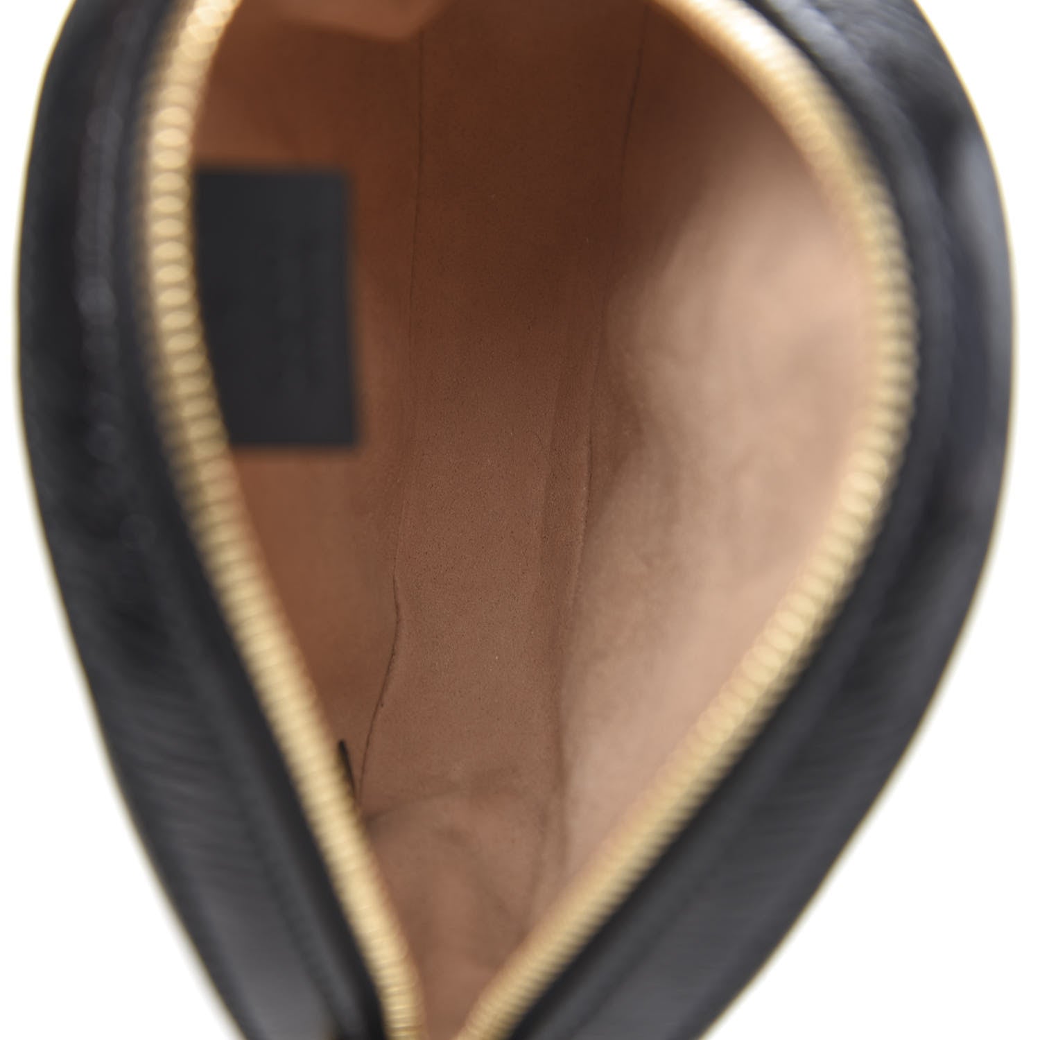 Gucci Suede Patent Web Mini Ophidia Round Shoulder Bag Black 5 of 10