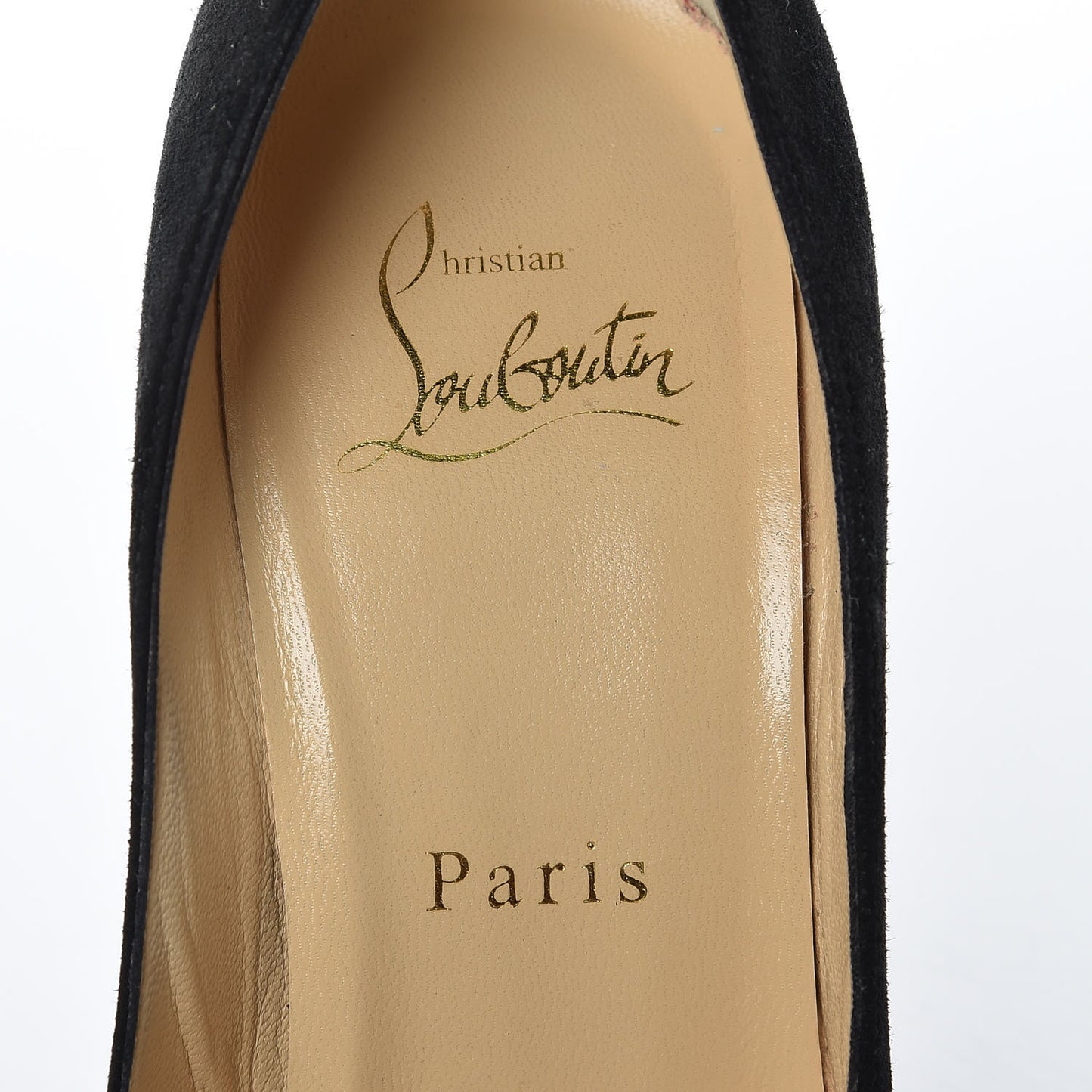 Veau Velours Decoltish 100 Pumps 36.5 Black