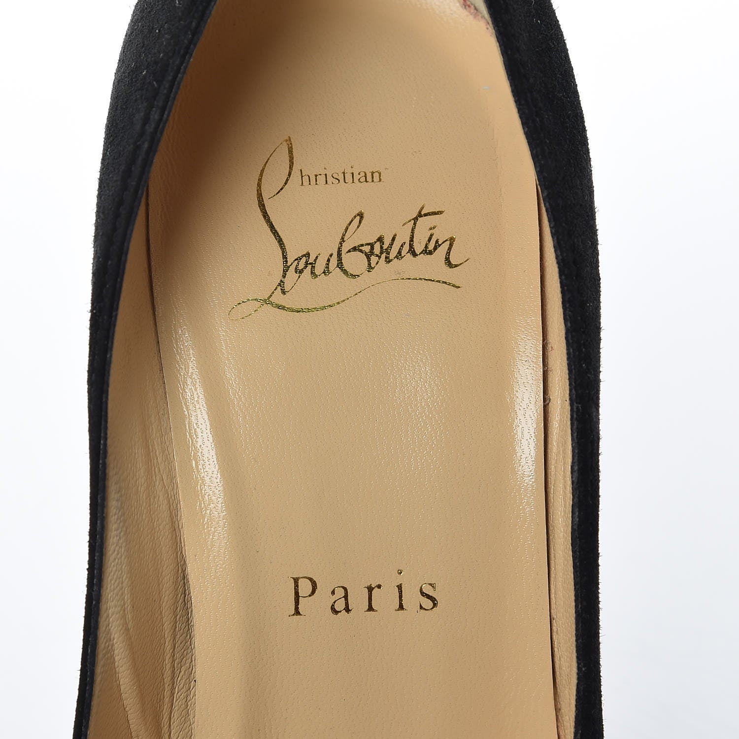 Christian Louboutin Veau Velours Decoltish 100 Pumps 36.5 Black 11 of 15