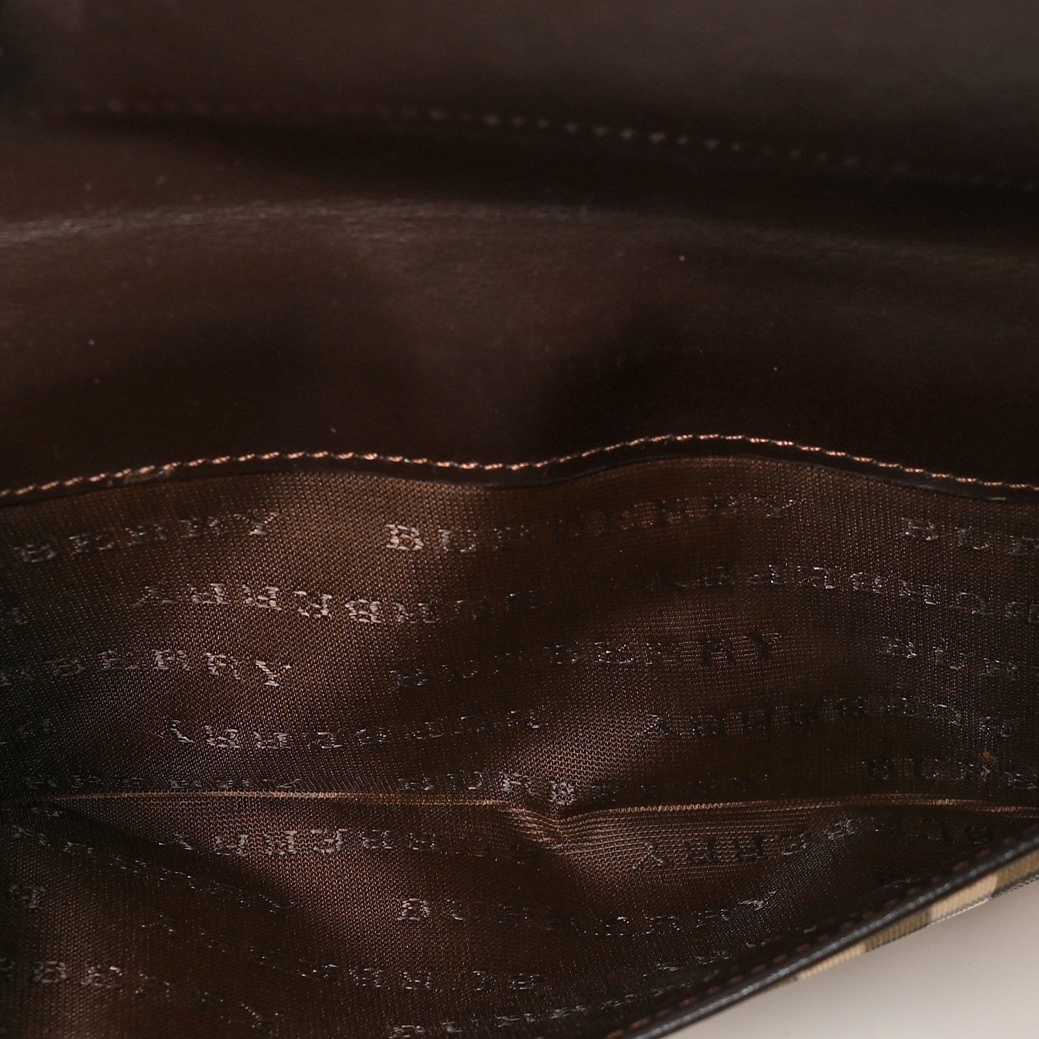 Burberry House Check Continental Wallet Dark Brown 6 of 10