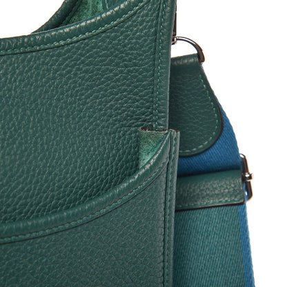 Hermes Taurillon Clemence Evelyne III GM Malachite Bleu Izmir 9 of 11
