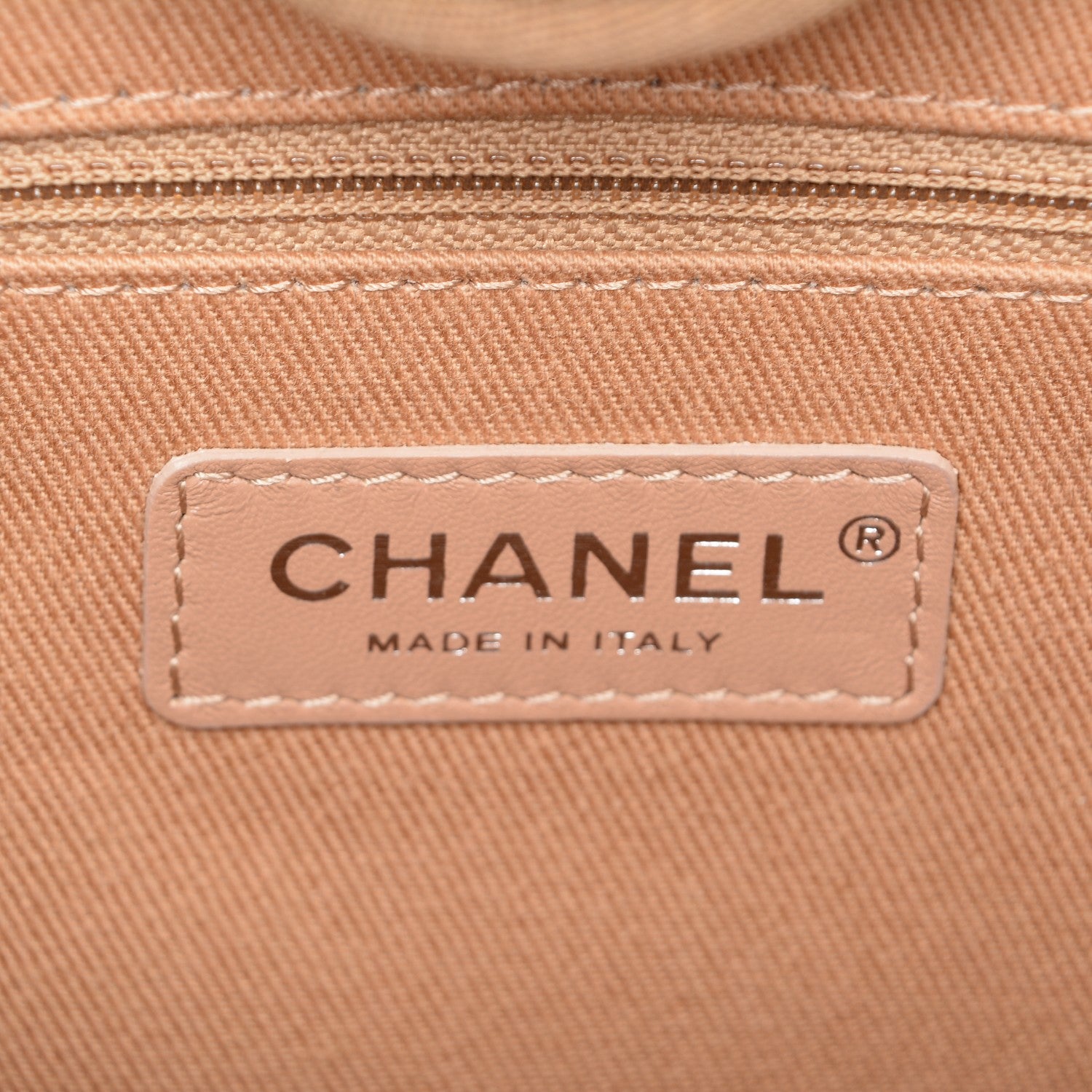 Chanel Canvas Small Deauville Tote Ecru 6 of 7