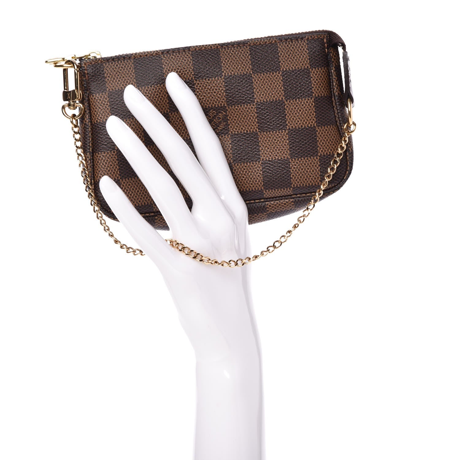 Louis Vuitton Damier Ebene Mini Pochette Accessories 2 of 7