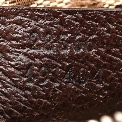 Gucci GG Monogram Double Pocket Belt Bag Dark Brown 7 of 11