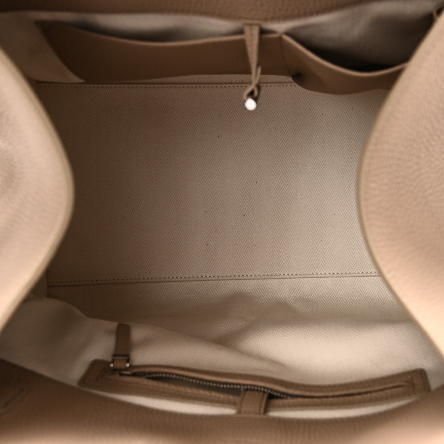 The Row Matte Grained Calfskin Soft Margaux 15 Dark Taupe 5 of 10