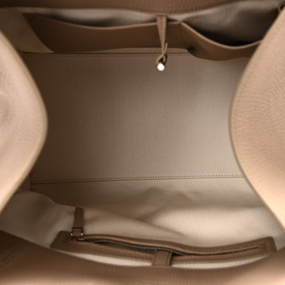 The Row Matte Grained Calfskin Soft Margaux 15 Dark Taupe 5 of 10